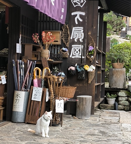 Commerce à Magome, Japon